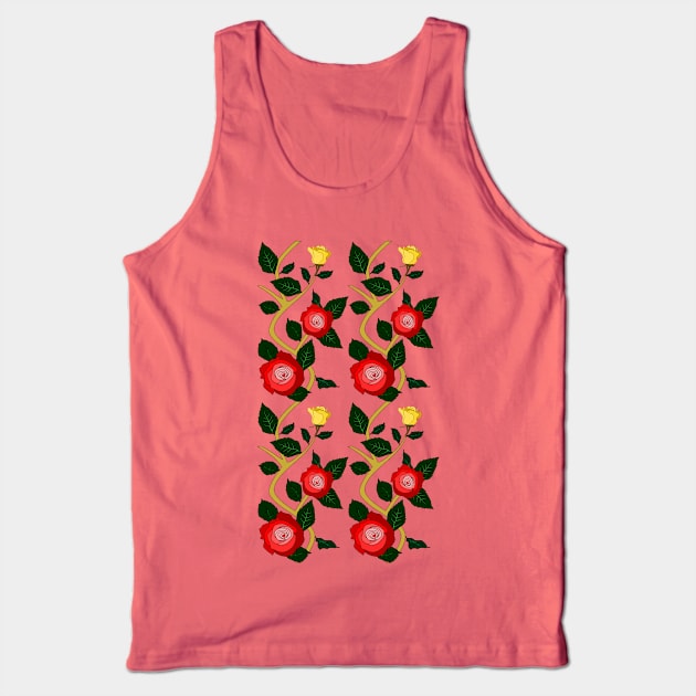 Blossom Rose Tank Top by denip